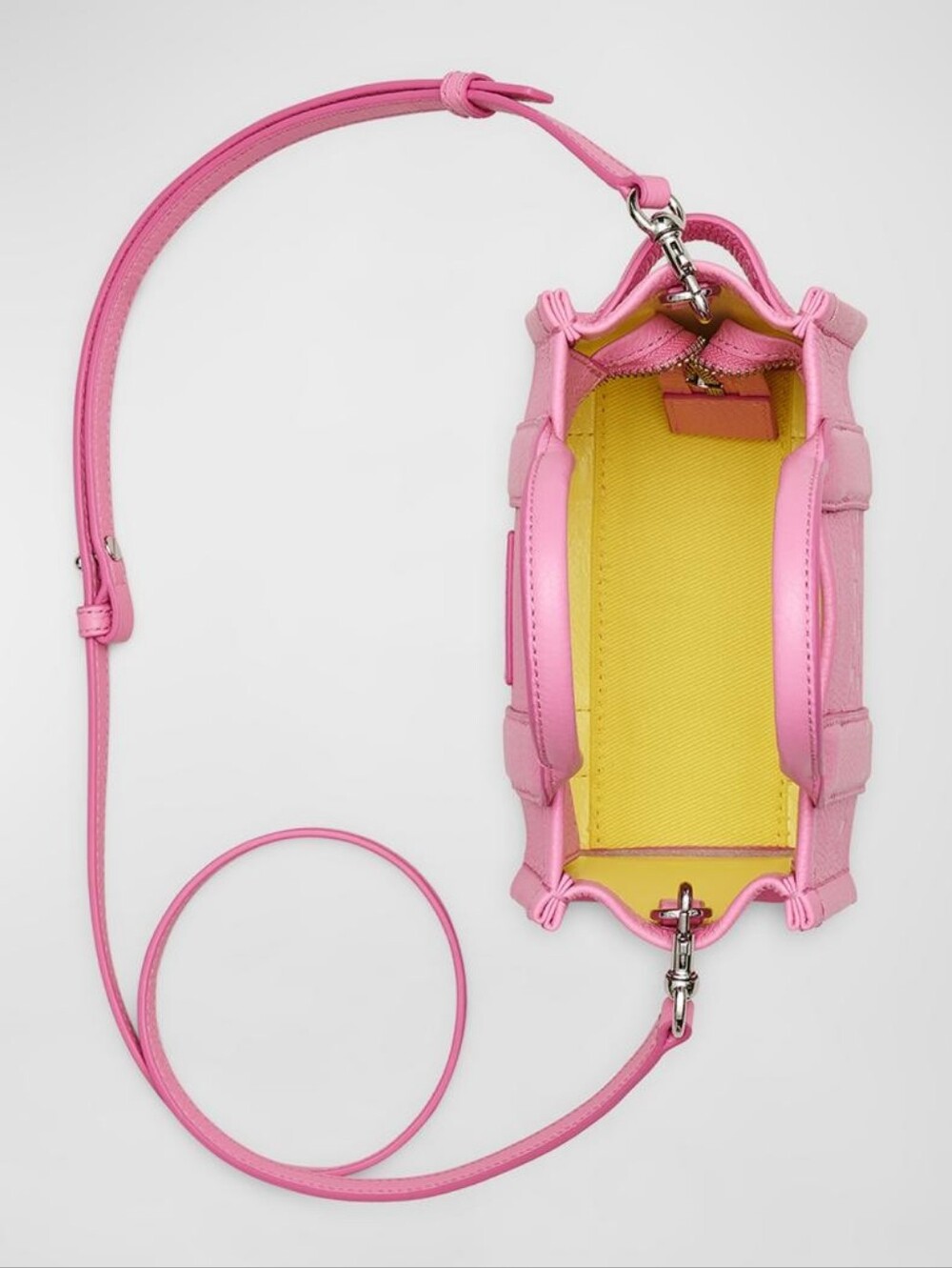 Marc Jacobs PETAL Pink 🩷 Micro Pebbled Leather Tote Bag - Picture 8 of 8